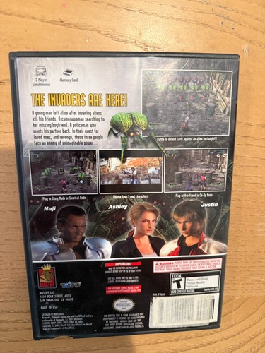 Space Raiders (Nintendo GameCube, 2004) Complete CIB with Manual - Picture 2 of 4