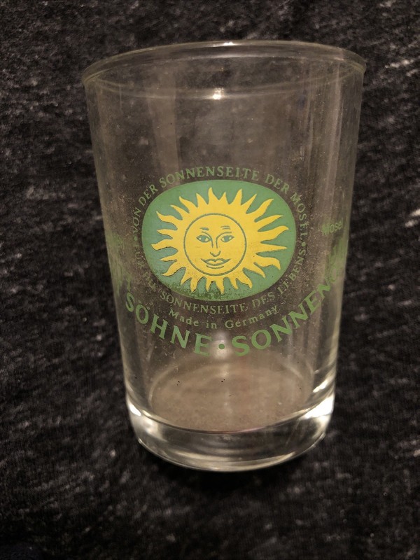 Vintage West Germany Schmitt Sohne Sonnenqualitat Wine Collectible Shot Glass