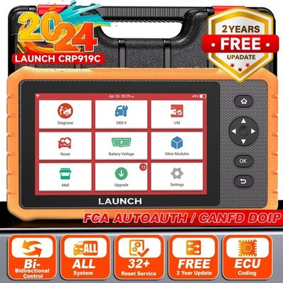 LAUNCH 919C Lite OBD2 Auto Bidirektionaler Scanner Diagnosegerät IMMO TPMS BMS