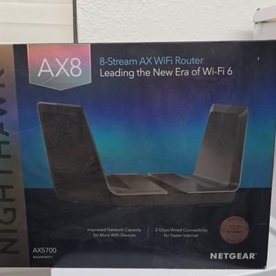 NETGEAR Nighthawk RAX75 AX8 AX5700 WiFi 6 Dual-Band 8-Stream Wireless Router