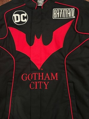 DC Comics Men's Batman Beyond Gotham City Biker Jacket BoxLunch Exclusive XS