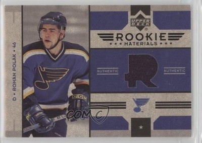 2006-07 Upper Deck Rookie Materials Roman Polak #RM-RO RC 1o3