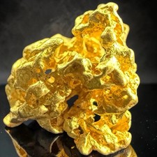 1.813 GRAMS AUSTRALIAN NATURAL PURE GOLD NUGGET GENUINE (94-98% PURE) #AUSSIE111