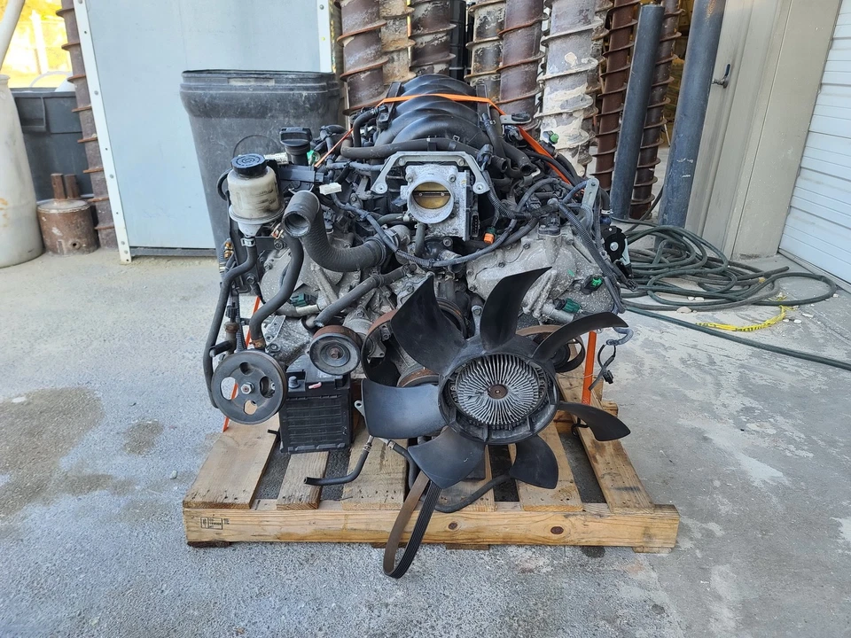 MOTOR NISSAN ARMADA 10-15 TRACCIÓN TRASERA 5,6 L VK56DE 61 K MILLAS CONJUNTO OEM PROBADO Foto 4 de 4