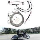 Extended Handlebar Cable Brake Line for Harley 2017 2022 Street Glide ABS 16''