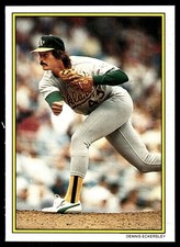 Dennis Eckersley 1989 Topps #16 Athletics MLB READ FREE SHIPPING AutographDen