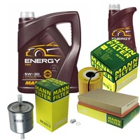 Inspektionspaket 6L Mannol Energy 5W-30 FüR Volvo S80 I 2.4 2.0 T 2.9 V70 II