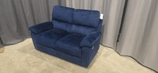 Toby 2 Seater Velvet Reclining Sofa Navy/Blue LOCAL DELIVERY DELIVERY AVAILABLE