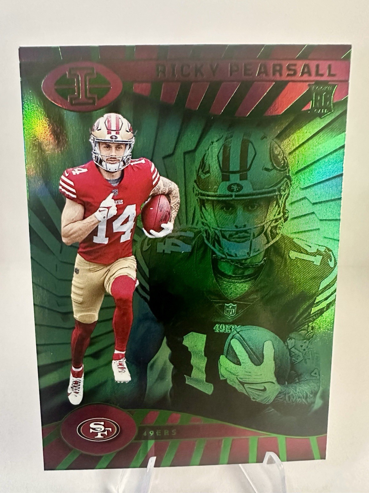 2024 Panini Illusions - Ricky Pearsall #78 Trophy Collection Emerald (RC) 49ers