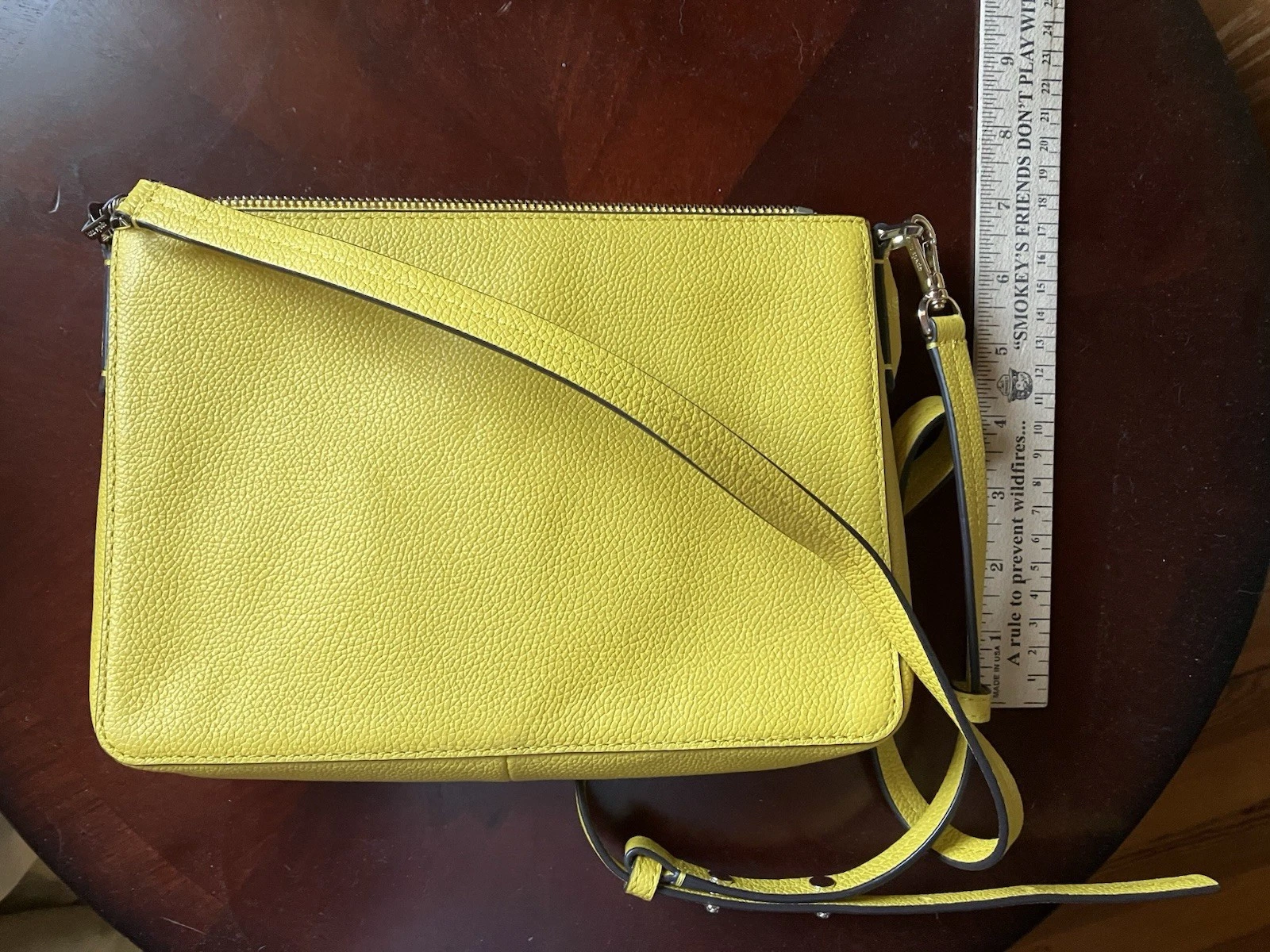 Borsa a tracolla convertibile Kate Spade giallo canarino Margaux