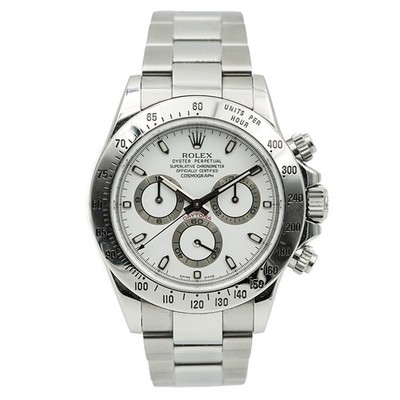 Rolex Daytona 116520 Stainless Steel White ''APH'' Dial Circa 2009