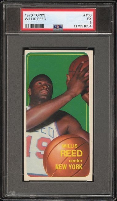1970-71 Topps Willis Reed #150 New York Knicks PSA Graded 5 EX