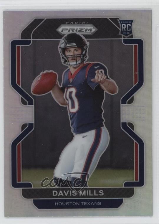 2021 Panini Prizm Variation Silver Davis Mills #V-352 Rookie RC 1lm5
