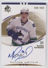 2007-08 SP Authentic Auto Future Watch 48/999 Mason Raymond #249 Auto 0c3