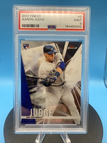 (RC) 🔥 2017 Topps Finest - Aaron Judge #2 PSA-9 Mint ⚾️ Best Performance 2016