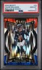2024 PANINI SELECT #25 CALEB WILLIAMS RED & BLUE SHOCK RC PSA 10 GEM MINT