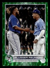 2022 Topps #329 Slugger Reunion Green Foilboard