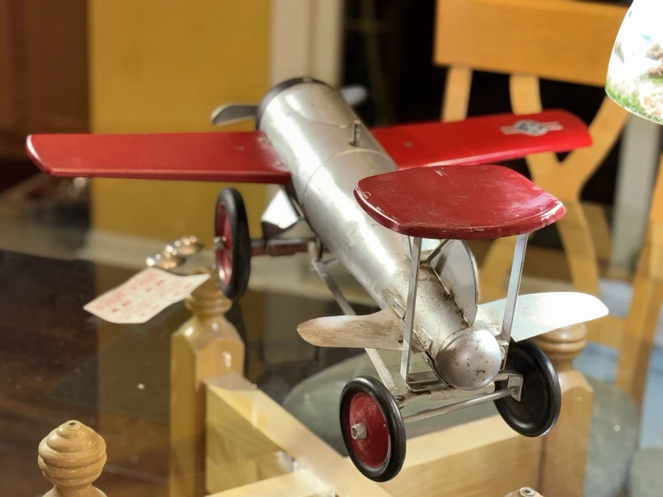 Keystone 1953 "RIDE 'EM" AVIÓN DE COMBATE/VIAJE EN AVIÓN PARA NIÑOS ¡MUY, MUY RARO!! Foto 3 de 4