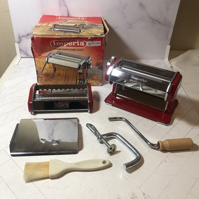 Imperia dal 1932 Pasta Maker Machine Made in Italy w/ Easy Lock Dial CLEAN