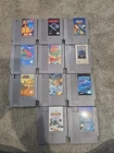Lot Nintendo NES Games Vintage 8bit Final Fantasy BIONIC commando DEJA vu