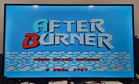 Sega Master Mark III Japan After Burner G-1340 CIB Manual + Box Excellent Tested