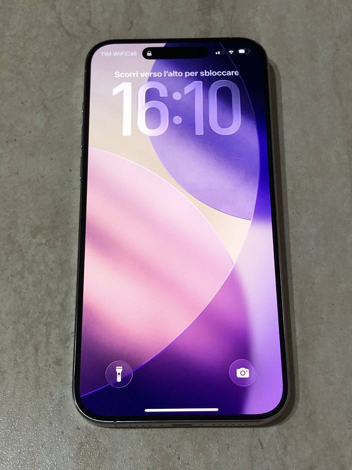 Apple iPhone 15 Pro Max 256GB Titanio Bianco - ECCELLENTI CONDIZIONI