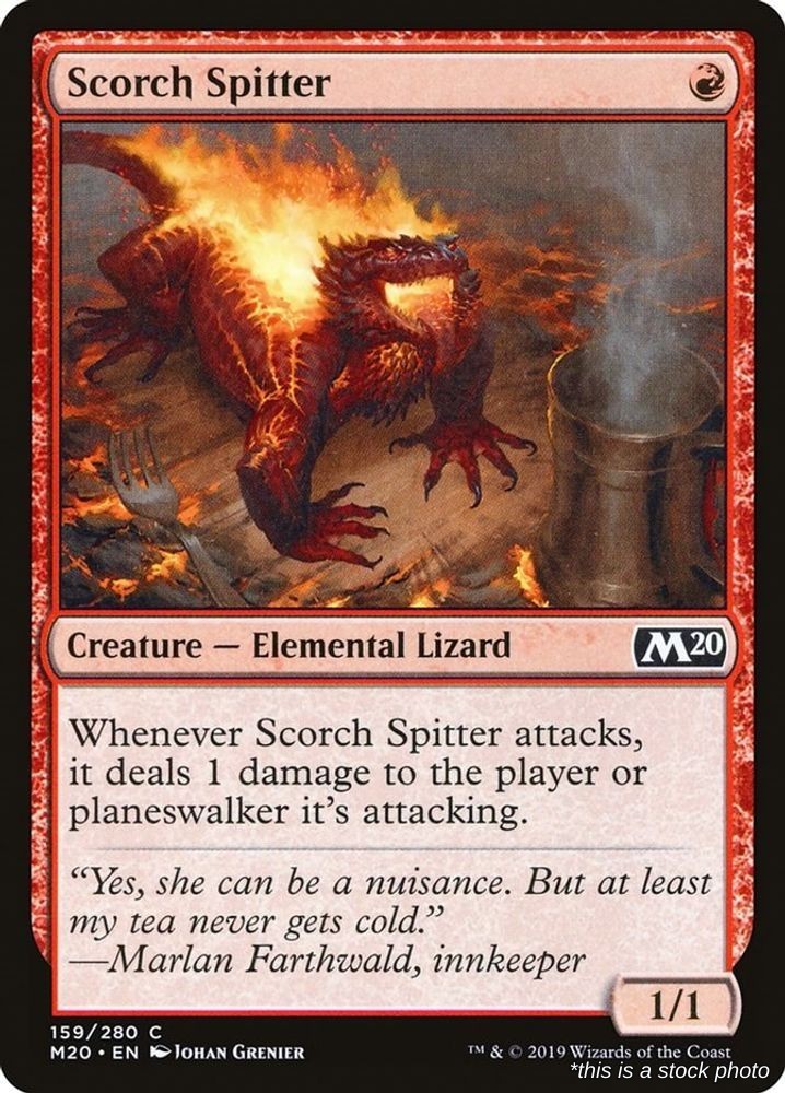 Scorch Spitter (M20 159), Normal, Core Set 2020, MTG