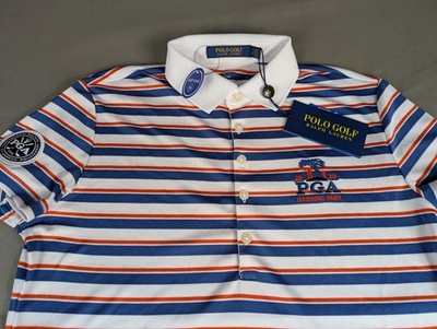 Polo Ralph Lauren Shirt Womens Small Blue Golf 2020 PGA Harding Park NWT Stripe 