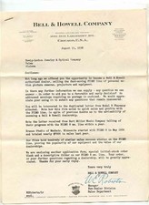 Bell  Howell Filmo 8 mm Motion Picture Equipment Dealer Packet 1938