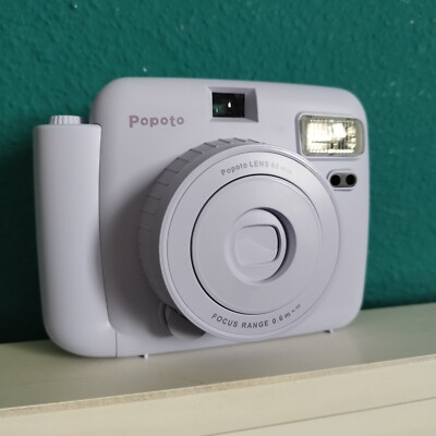 New purple Popoto Instant Camera Suitable for Mini11/12 films ''Polaroid camera''