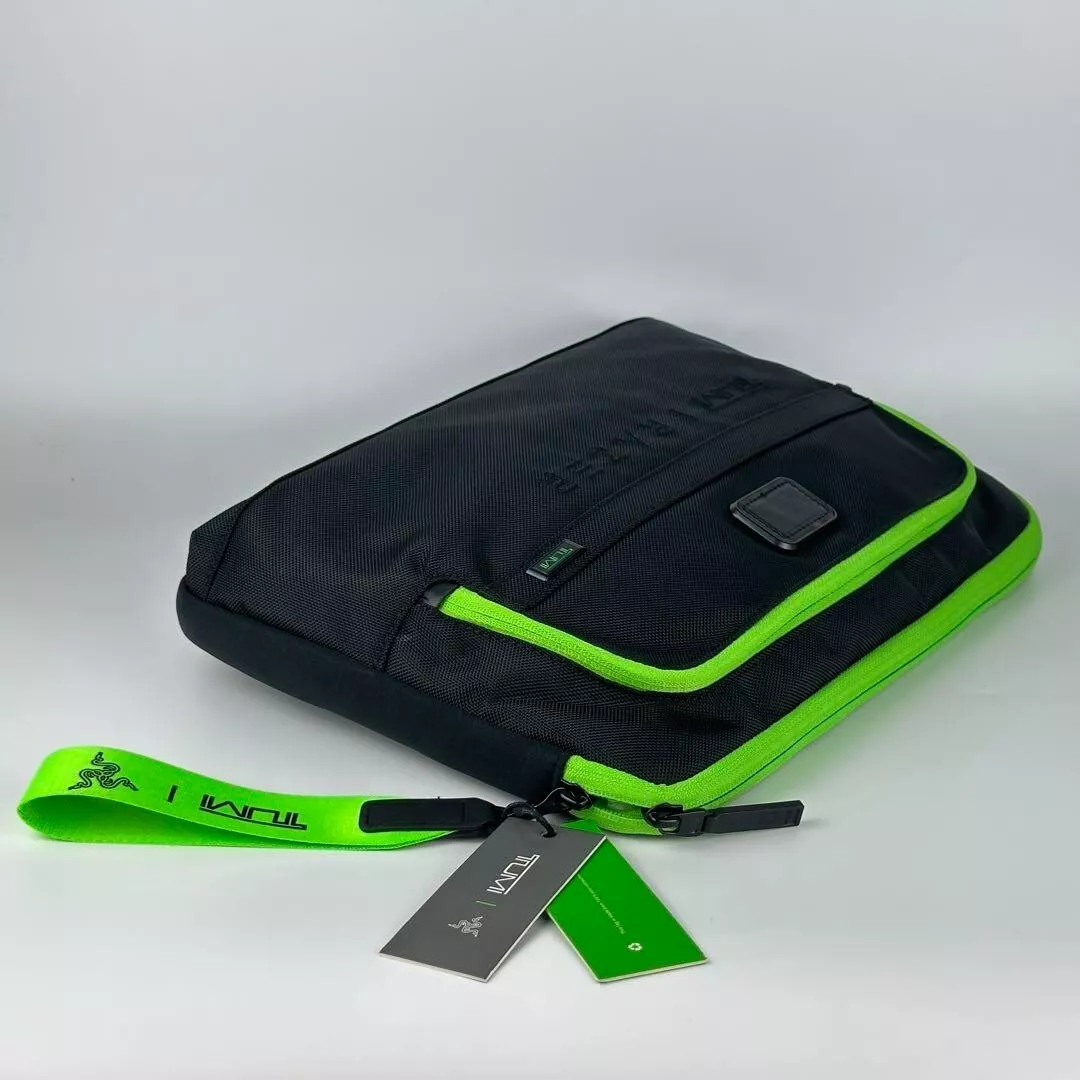 TUMI RAZER laptop cover black/lime green universal shoulder bag