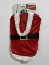 Pet Shoppe Holiday Dog Santa Clause Costume Sz M-L