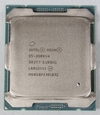 Intel Xeon E5-2689 V4 3.10GHz 10-Core 25MB 165W LGA2011-3 CPU Processor 2689V4