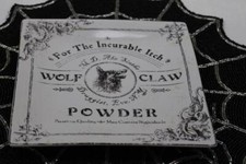 222 FIFTH HALLOW APOTHECARY HALLOWEEN WOLF CLAW POWDER SALAD/DESSERT PLATE - NEW