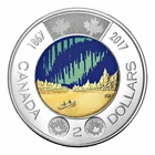 2017 Canada $2 Toonie - Glow-in-the-Dark, Uncirculated, From Mint Set