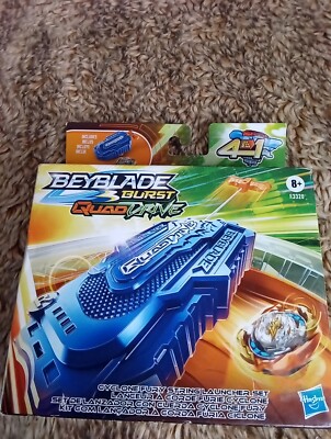 Hasbro Beyblade Burst QuadDrive CYCLONE ROKTAVOR R7 String Launcher Toy NEW