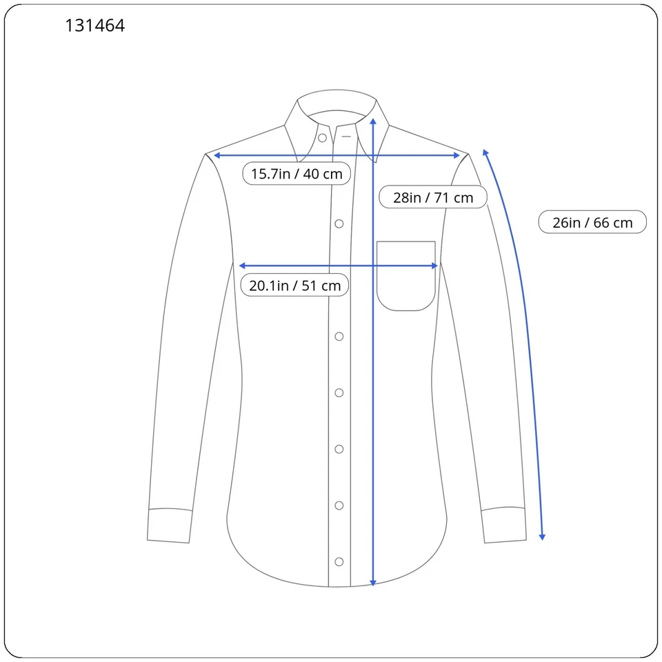 Carhartt Slim Hombres Camisa Mediano Estampado Azul Bolsillo Botón Manga Larga - Imagen 3 de 4