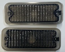 GM TRUCK 73-80 CHEVROLET CHEVY TRUCK C10 FRONT SMOKE PARKING LIGHT LENSES PAIR