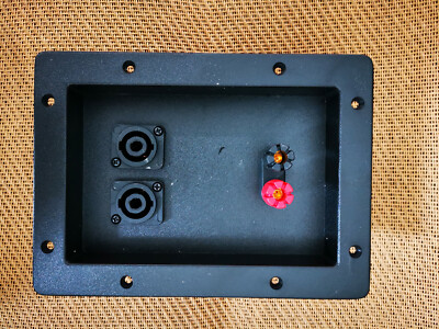 Speaker Amplifier Speakon Binding Posts Box Audio Connector Plate Patch  Panel