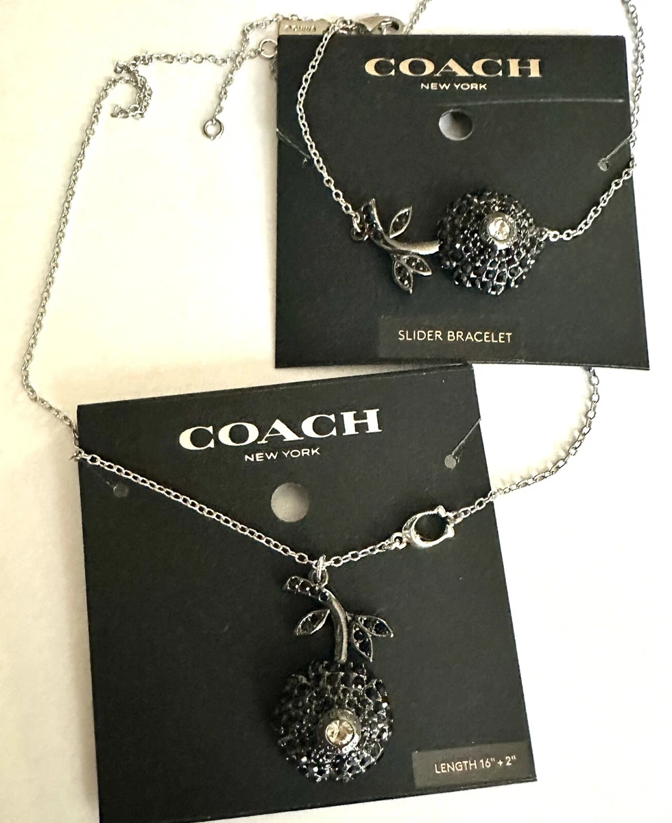 Coach necklace and bracelet deals