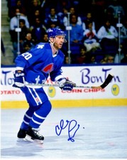 Claude Loiselle Signed - Autographed Quebec Nordiques 8x10 inch Photo