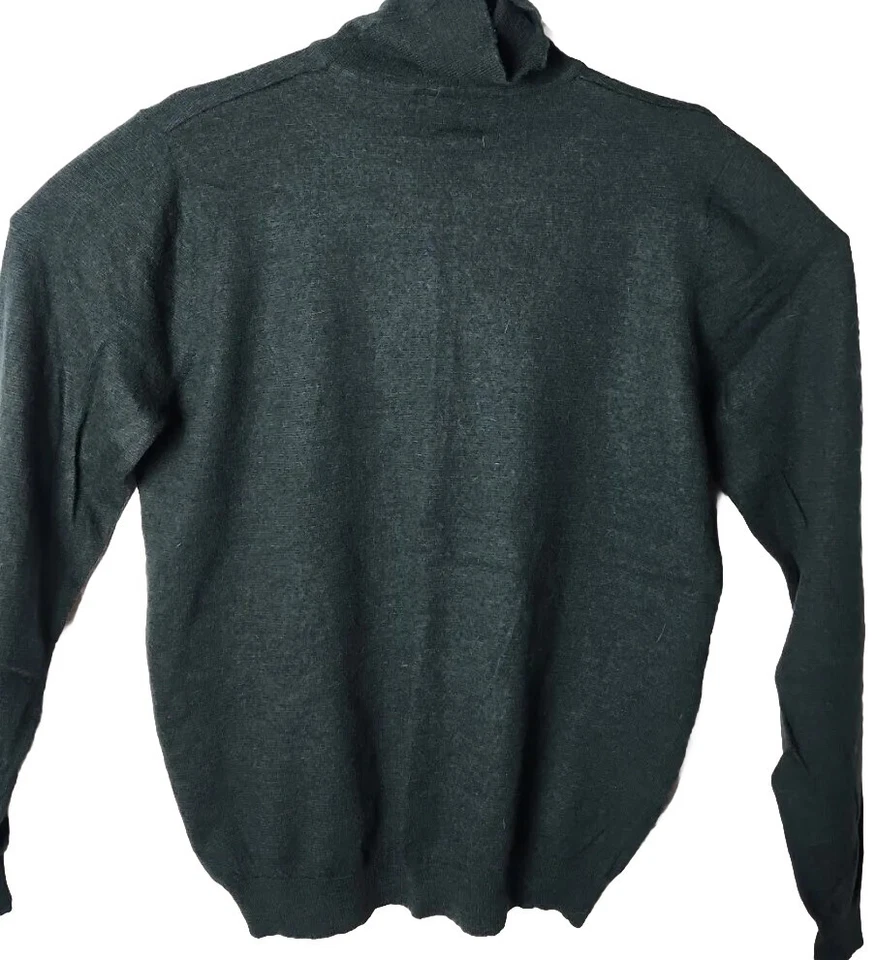 Camisa Eddie Bauer Hombre Grande XL Alta Verde Manga Larga Cuello Alto  Foto 4 de 4