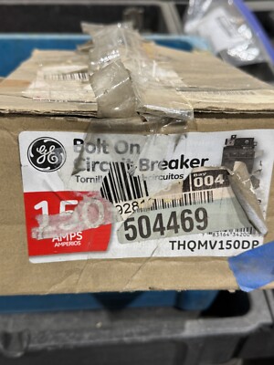 New GE THQMV150D 2 Pole 150 Amp 240V Bolt on Mount Circuit Breaker thqmv150DP