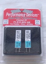 75Mhz AM Crystal Set for Futaba/Hitec/JR Radios-Chan 81