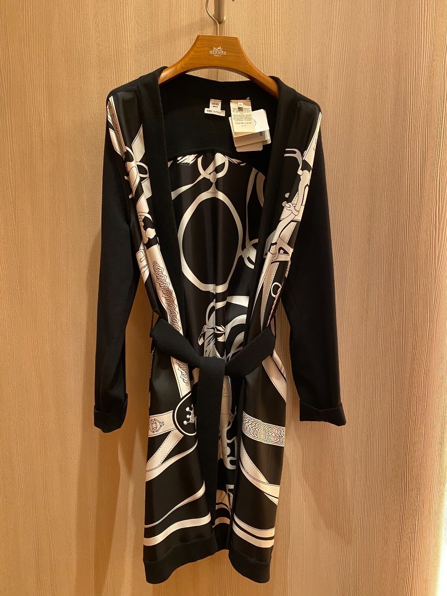 HERMES SILK CARDIGAN