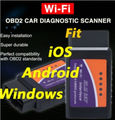 WiFi OBD2 OBDII Code Reader Tool for IOS & Android - Reset check engine light!!!