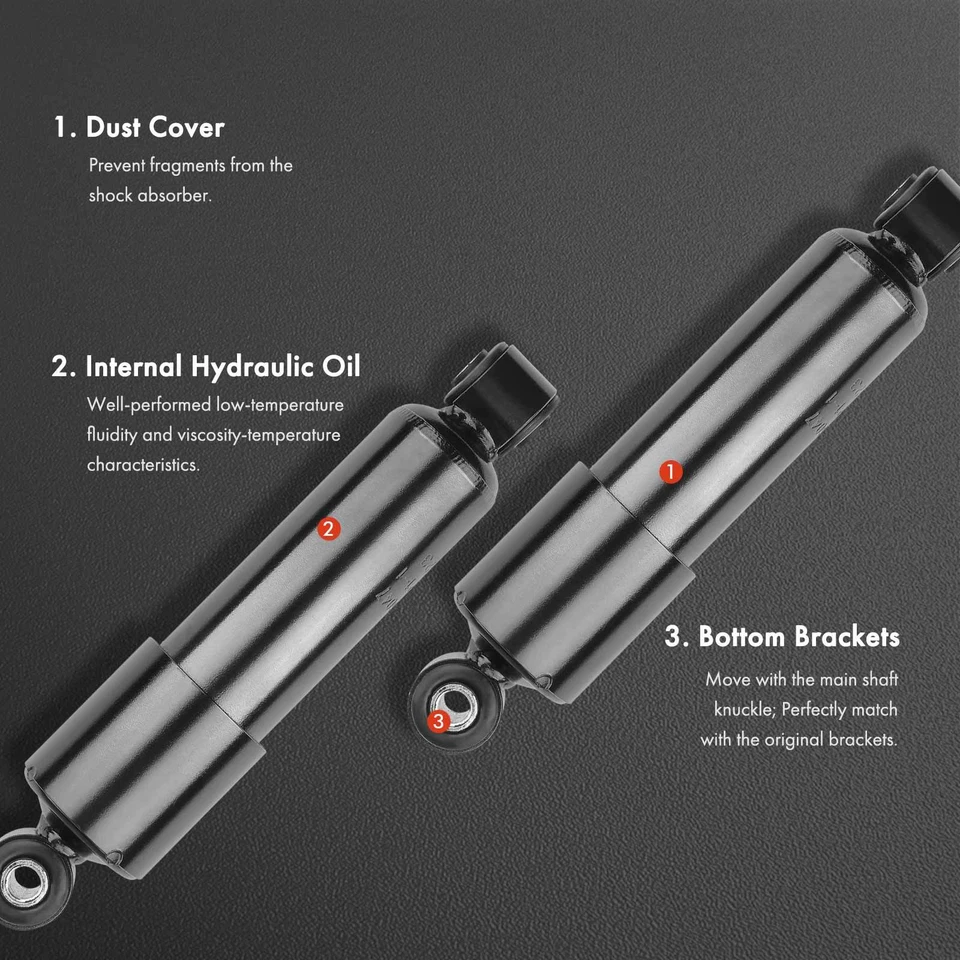 Amortiguador de cabina L/R para Kenworth T400 T800 W900 Freightliner FL60 Peterbilt Foto 4 de 4