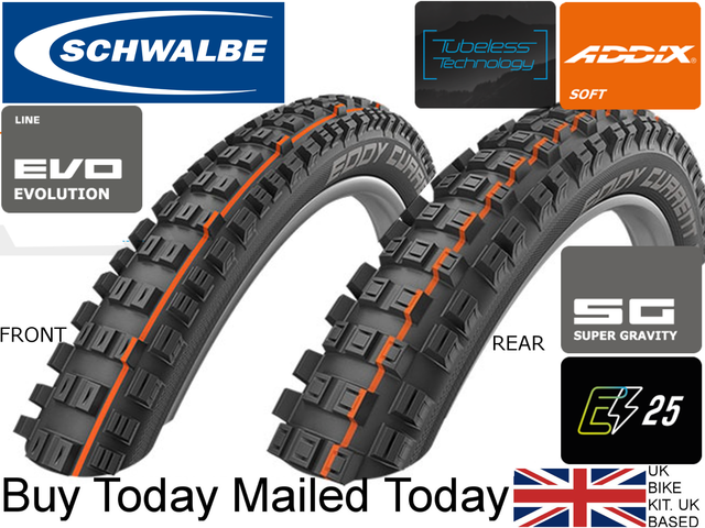 Schwalbe Eddy Current Rear SG 27.5 X 2.8 Bike Tyre 650b for sale online |  eBay