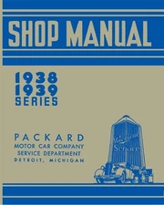 1938 1939 Packard Shop Service Repair Manual