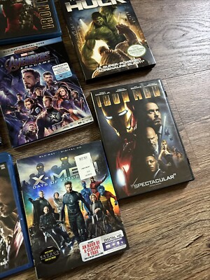 Marvel MCU (4K UHD Blu Ray DVD) 20 Movie Lot Avengers